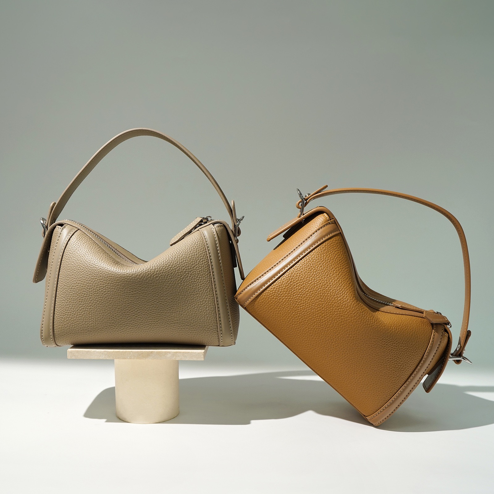 small leather purse