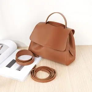 Aria set handbag shoulderbag crossbody caramel 800x