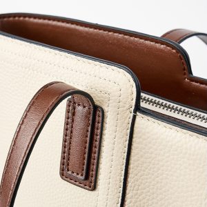 Affordable Leather Bags Under $100 Enoch leather tote bag with zipper leather tote with zipper、classic large structured totes