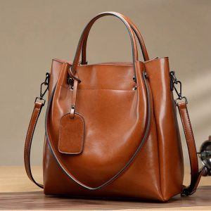 0000611031 Phyllis leather tote bag for women