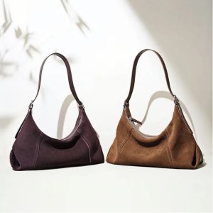 00009L-11041-Multi-Way Wear‌ Crossbody Grace- Soft Suede Leather Affordable Leather Bag